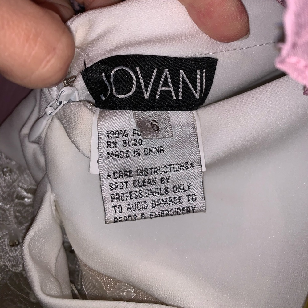 Jovani Fit & Flare Halter Neckline Backless Dress - Picture 10 of 12